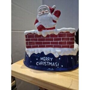 jackson perkins Santa Claus Candle Holder